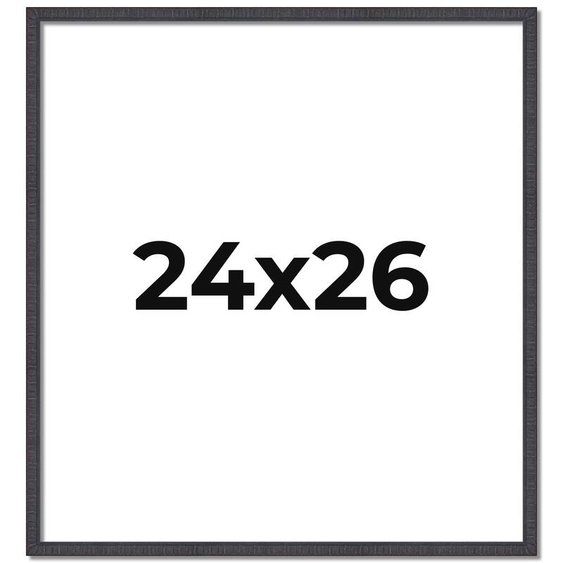 24x26 Frame Brown Solid Wood Picture Frame - Complete Modern Photo