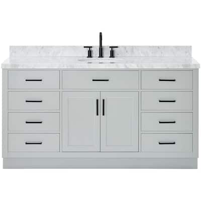 Ariel T067SCWOVO Hepburn 67" Free Standing Single Oval Basin Vanity