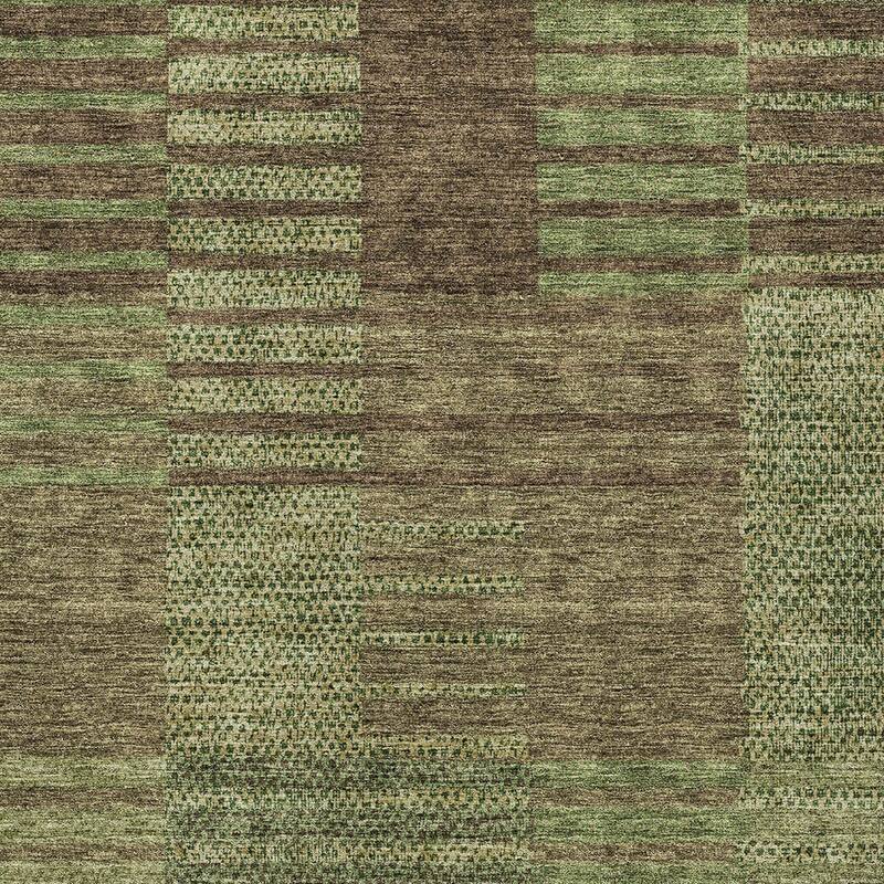 HomeRoots Striped Modern Rectangle Outdoor Rug