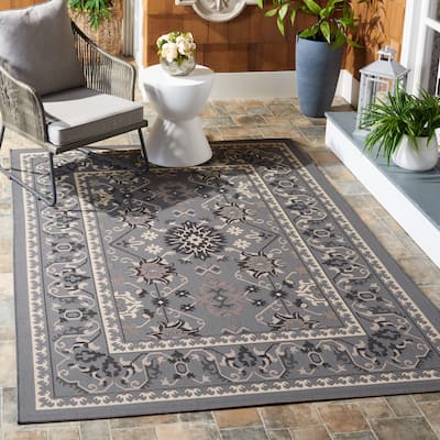SAFAVIEH Courtyard Verdell Indoor/ Outdoor Waterproof Patio Backyard Rug