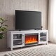 preview thumbnail 27 of 56, Quincy TV Stand with Fireplace Insert