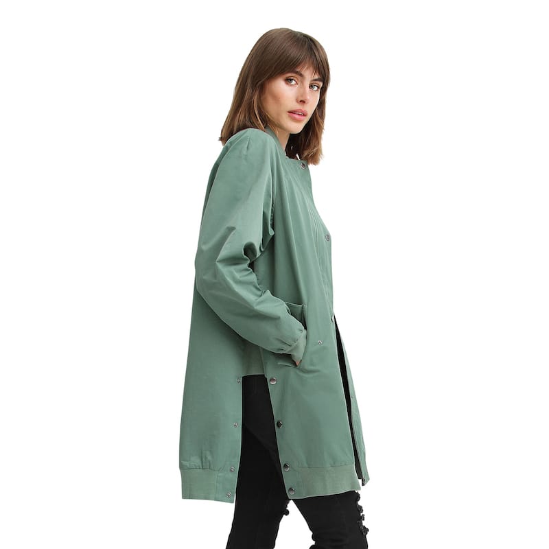 Chasing You Long Bomber Jacket