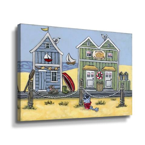 Fish Factory Gallery Wrapped Canvas