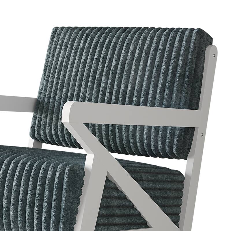 CraftPorch 2 Pieces Chic Modern Velvet Upholstered Chair