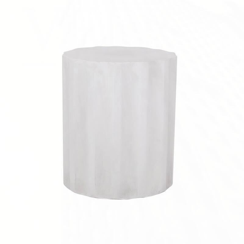 Outdoor LightWeight Concrete Side Table,without chairs