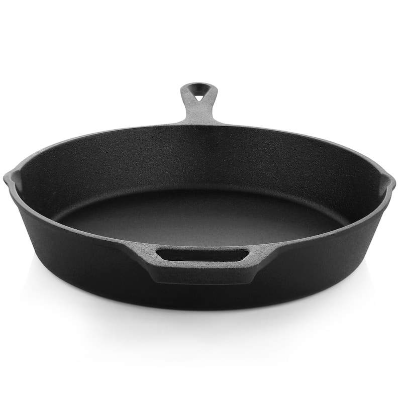 MegaChef 10 Inch and 8 Inch Cast Iron Fry Pan Set