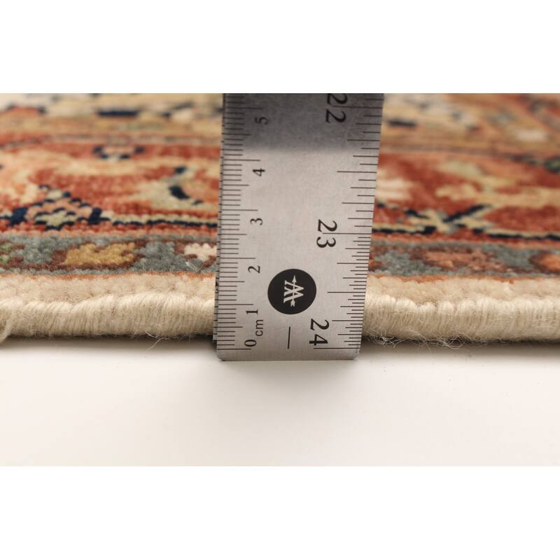 ECARPETGALLERY Hand-knotted Jules Sultane Cream Wool Rug - 4'0 x 5'11