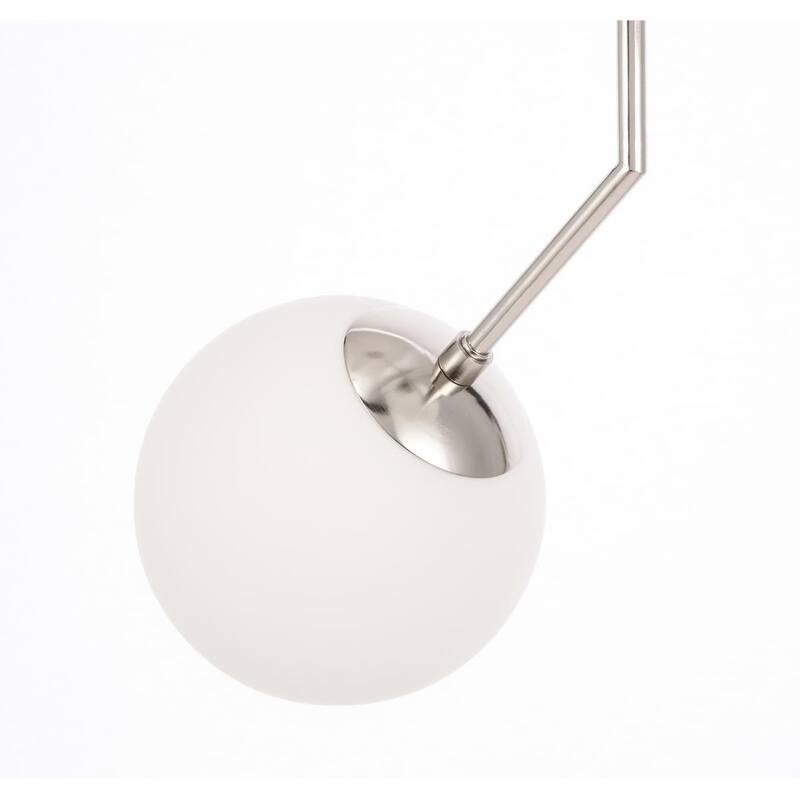 Bastina 20-Inch 1-DownLight Frosted Glass Pendant