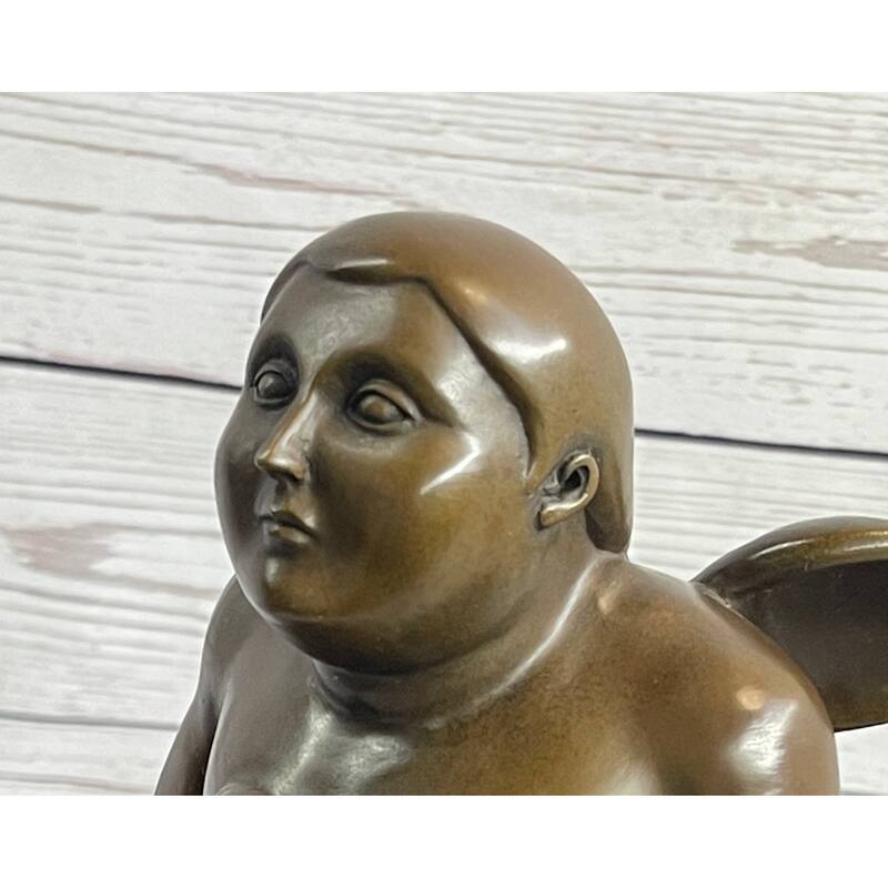 Greek Sphinx Bronze Sculpture Statue Figurine Figure Art Deco Lost Wax By Botero