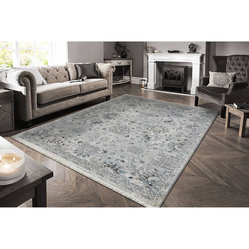 Dynamic Rugs Juno Transitional Area Rug - 7'10" X 10' - Cream
