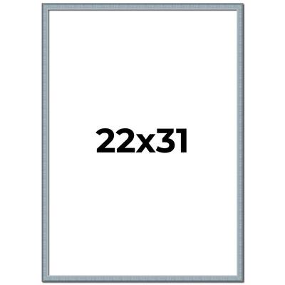 22x31 Frame Rustic Sky Blue Solid Wood Picture Frame | 0.75 Inch