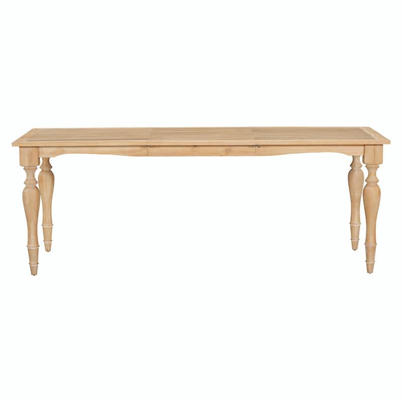82.7-Inch Extendable Dining Table with 23.6-Inch Removable Leaf