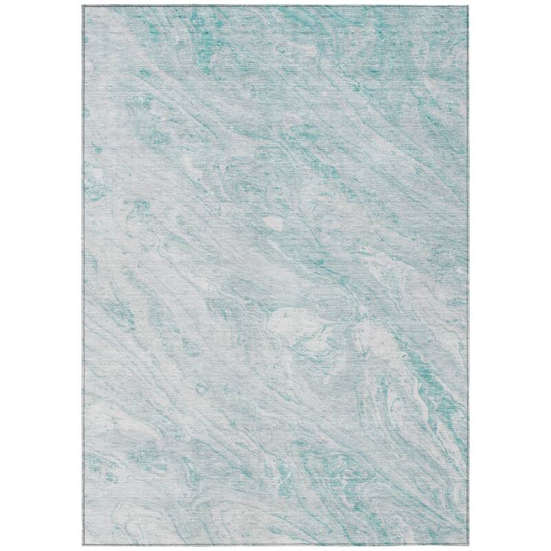HomeRoots Abstract Transitional Rectangle Outdoor Rug