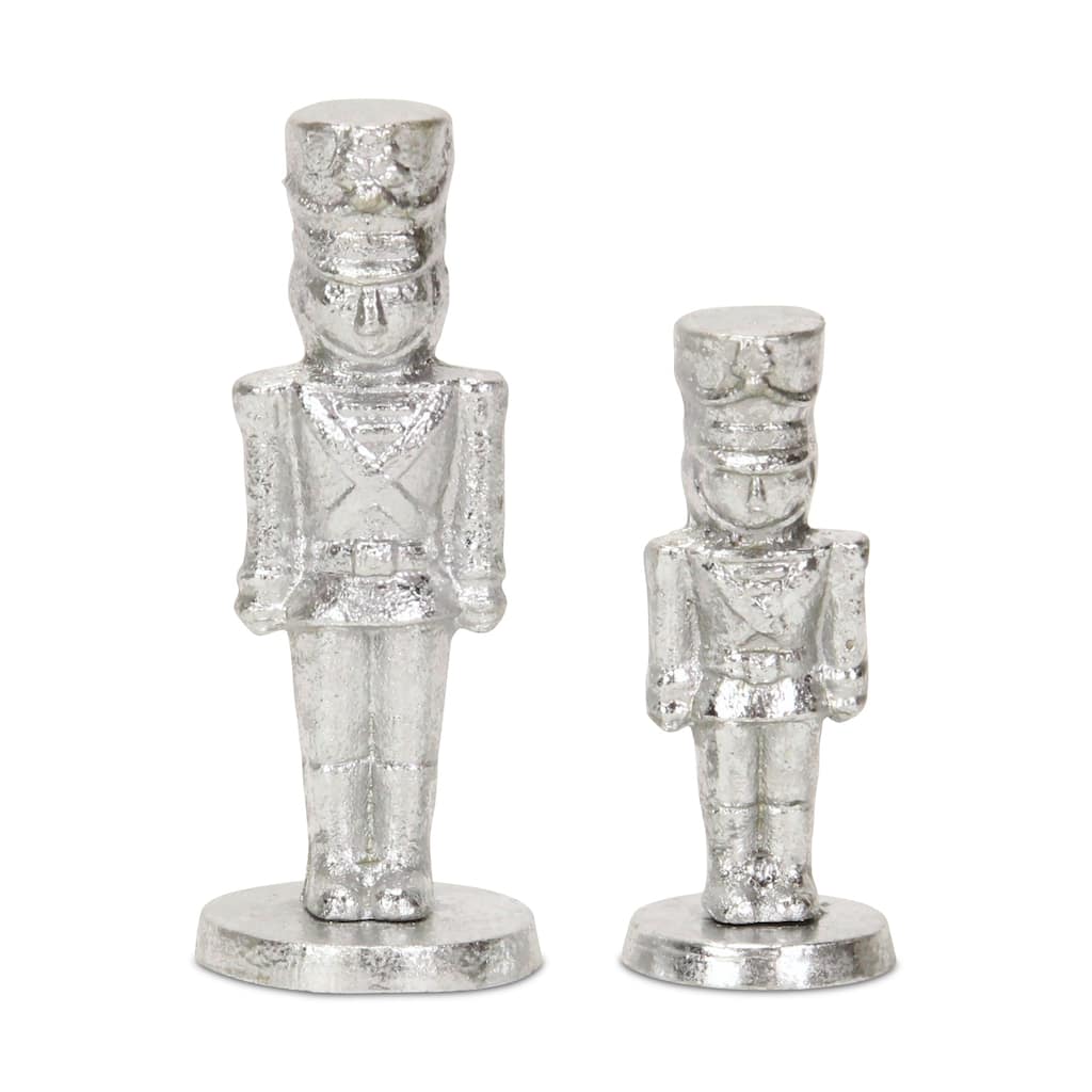 Clara Silver Cast Iron Nutcracker Figurine
