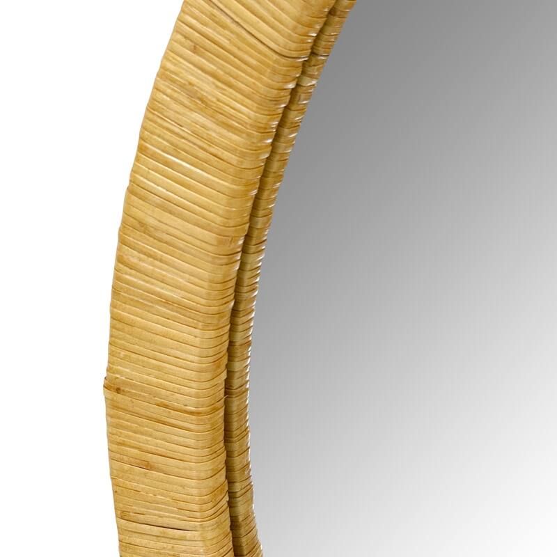 INK IVY Nova Natural Rattan Wall Mirror