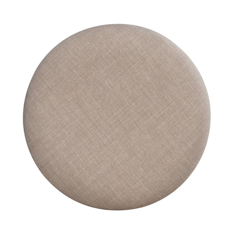 City Scape Burnished Beige Upholstered Swivel Console Stool - Width 17" x Depth 17" x Height 25"
