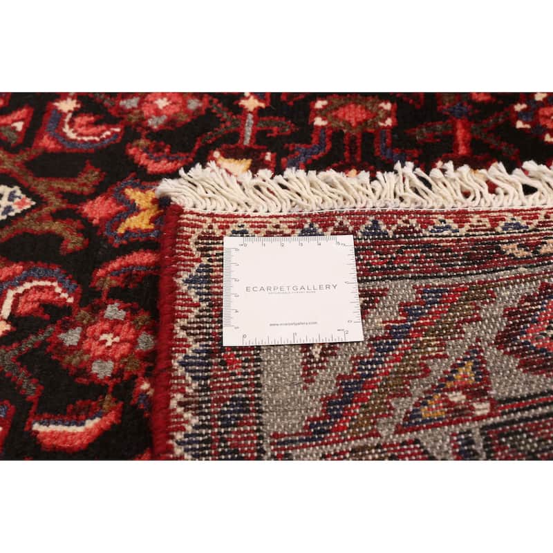 ECARPETGALLERY Hand-knotted Andelz Black Wool Rug - 3'4 x 10'2