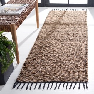 SAFAVIEH Handmade Cape Cod Zinca Coastal Jute Tassel Rug