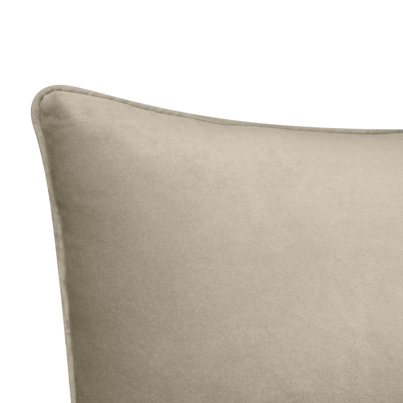 Edie At Home Celebrations "Breathe" Embroidered Decorative Throw Pillow, Mist/Grey