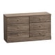 preview thumbnail 3 of 30, Prepac Astrid 6 Drawer Double Dresser for Bedroom, Wide Chest of Drawers, Bedroom Furniture,Traditional Furniture
