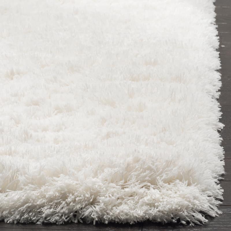 SAFAVIEH Polar Shag Alabama Glam Solid 3-inch Extra Thick