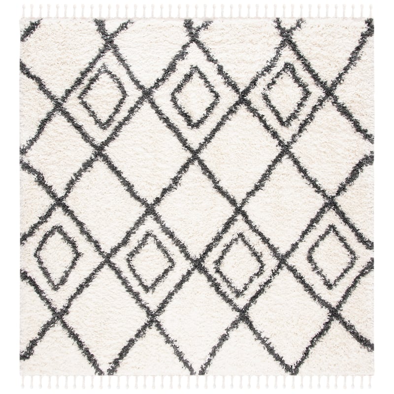 SAFAVIEH Moroccan Tassel Shag Lilyan 1.5-inch Thick Rug