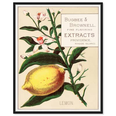 Lemon Canvas by Art Remedy