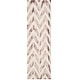 preview thumbnail 28 of 121, SAFAVIEH Dip Dye Marybeth Hand-tufted Wool Chevron Area Rug 2'3" x 10' Runner - Ivory/Maroon - Runner