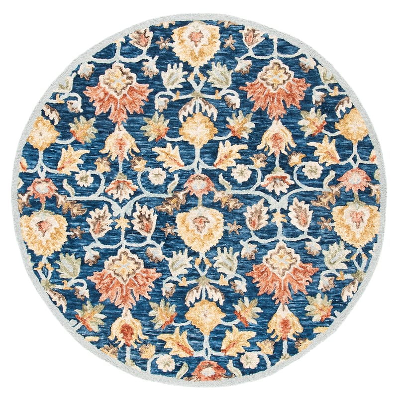 SAFAVIEH Handmade Metro Damasa French Country Wool Rug