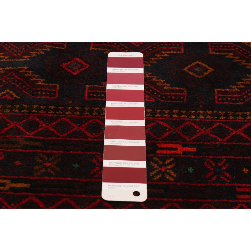 Teimani Red Rug 3'9" x 6'6" - 3'9 x 6'6