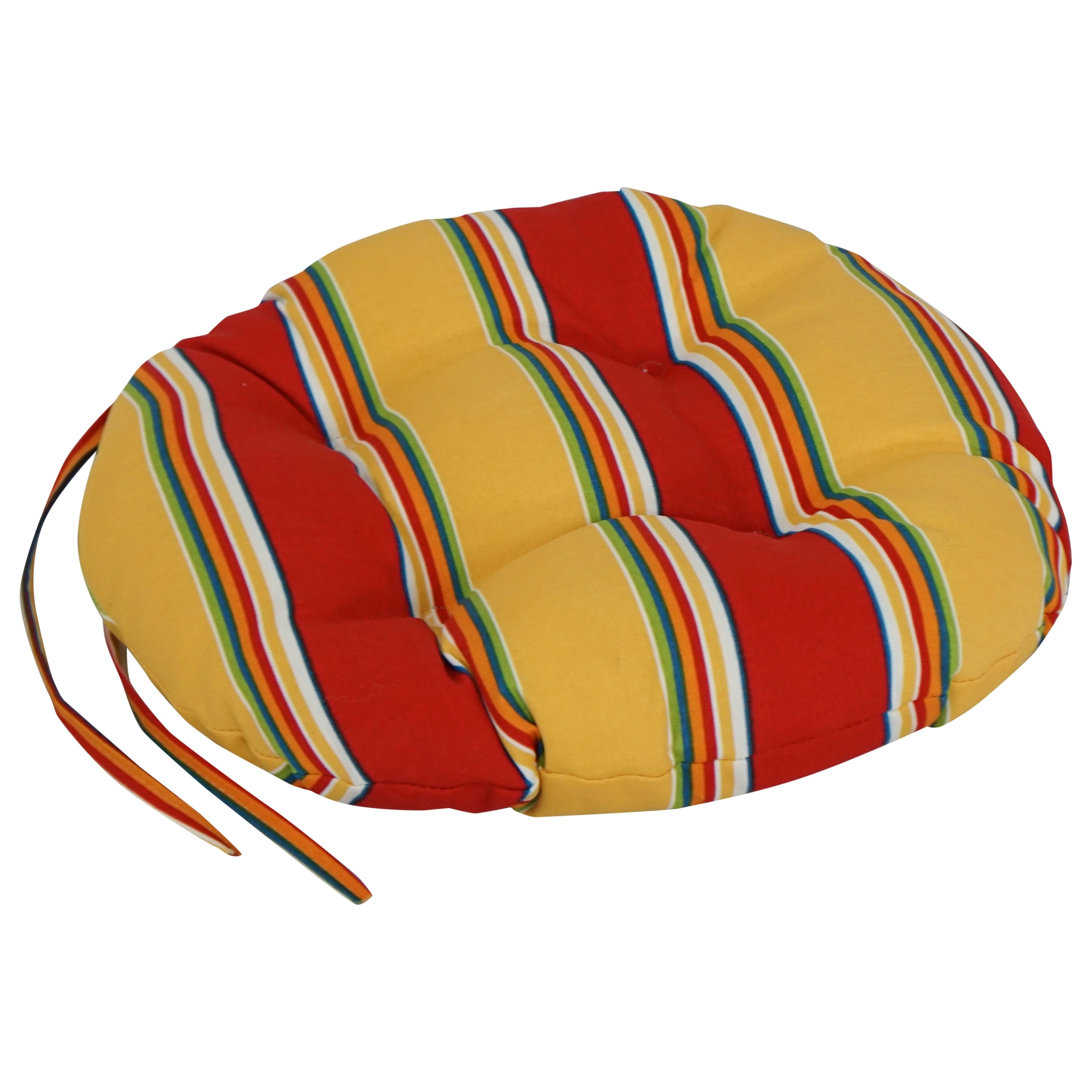 16-inch Round Tufted Indoor/Outdoor Chair Cushions (Set of - Picture 21 of 64