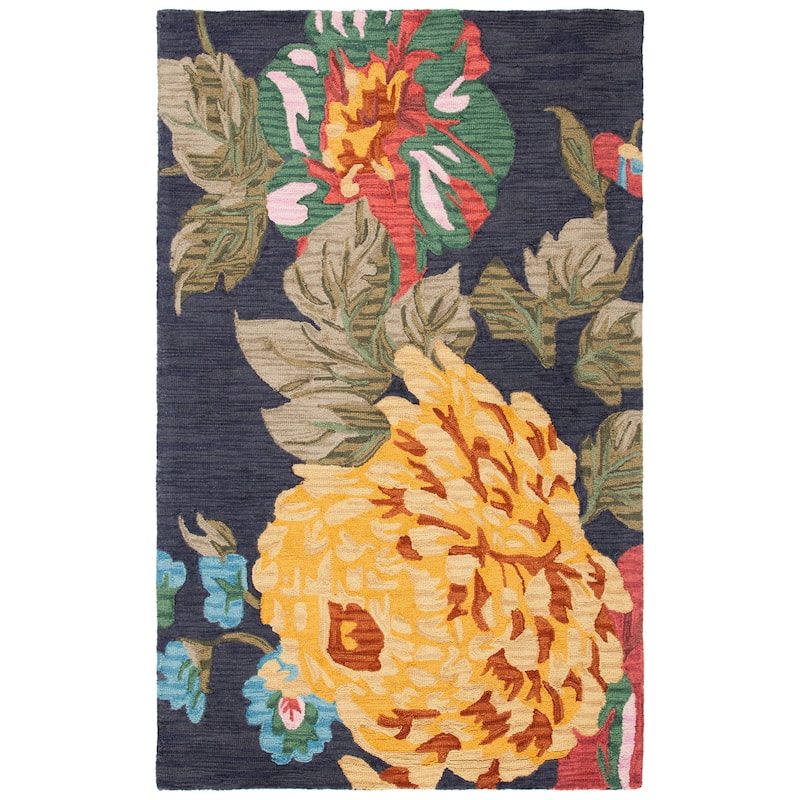SAFAVIEH Handmade Jardin Cath Country Floral Wool Rug
