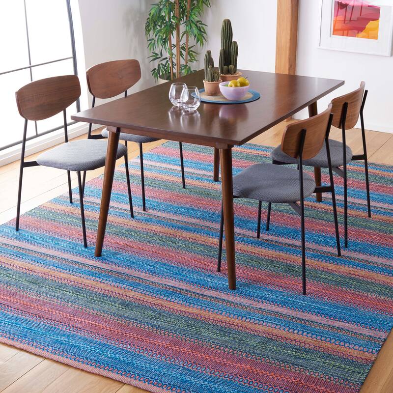 SAFAVIEH Handmade Kilim Vladlena Transitional Rug - 8' x 10' - Orange/Green