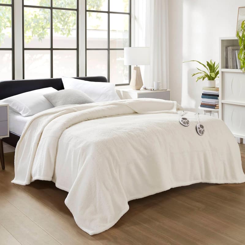 Serta Dream Soft Heated Blanket - Full - Ivory