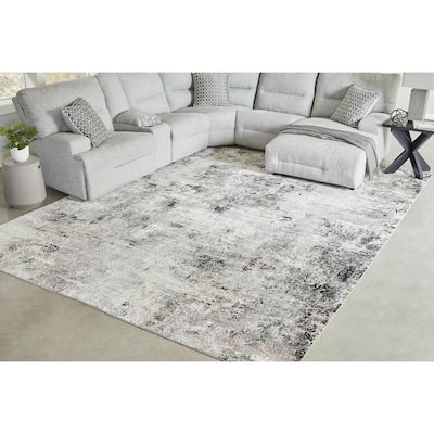 Signature Design by Ashley Langwell Black/Gray Rug