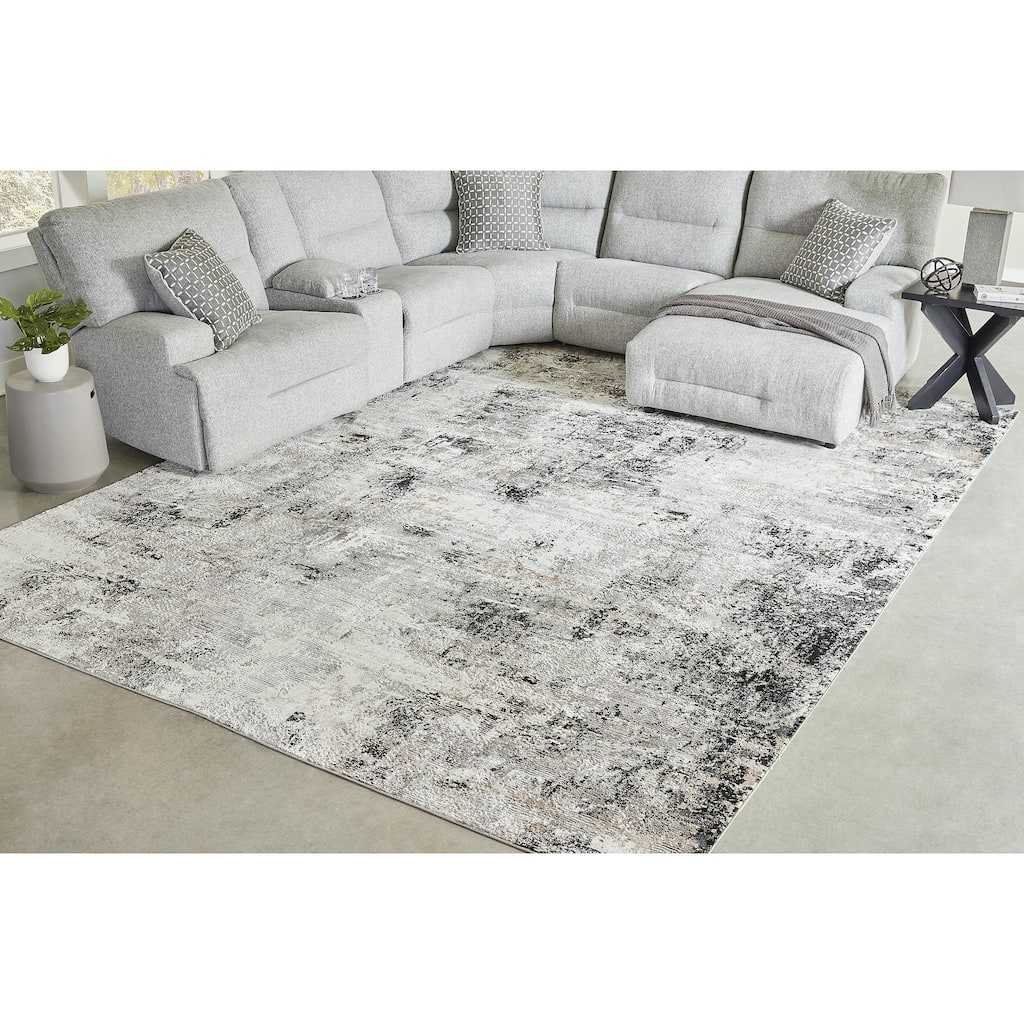 Signature Design by Ashley Langwell Black/Gray Rug
