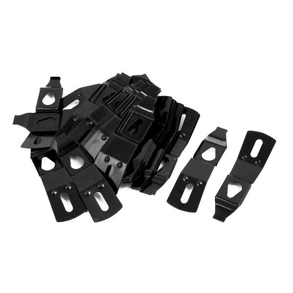 52.5mmx15mmx7.7mm Picture Photo Frame Metal Spring Turn Clip Hanger Black 8pcs 52.5mmx15mmx7.7mm Picture Photo Frame Metal Spring Turn Clip Hanger Black 8pcs