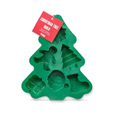 Christmas Tree Silicone Six Shaped Cookie Mold