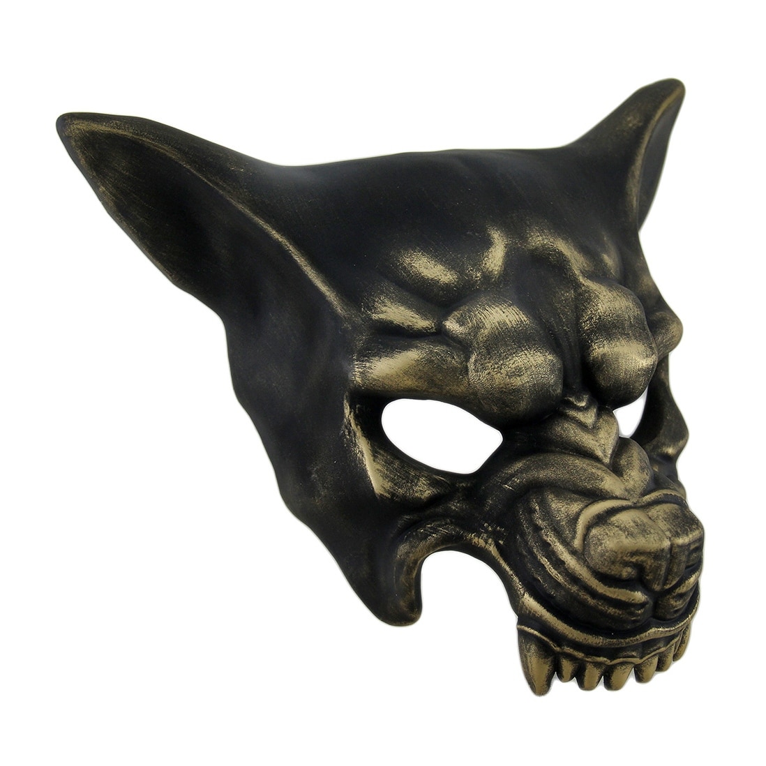 Snarling Wolf Metallic Half Face Costume Mask 6 X 10 5 X 7 5 Inches Overstock Snarling Wolf Metallic Half Face Costume Mask 6 X 10 5 X 7 5 Inches Overstock