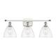 Option Clear / White and Polished Chrome Finish