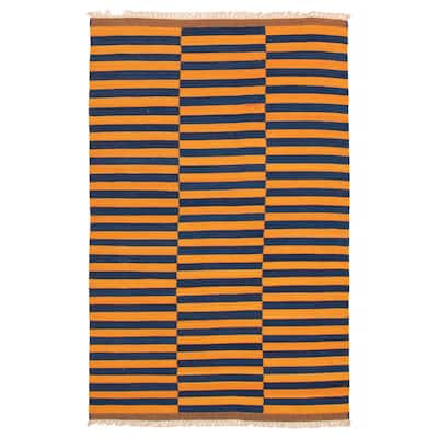 Ankara Orange Kilim 5'0" x 7'10" - 5'0 x 7'10
