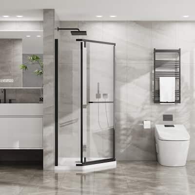 Innovative Corner Shower Enclosure for Compact Bathrooms with Advanced Features