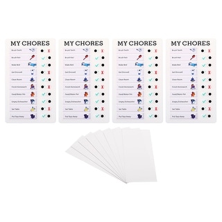 Checklist Board Set, 4 Pcs Chore Chart Plan with Cardstock My Chore ...