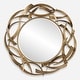 preview thumbnail 1 of 4, Uttermost Cutting Edge Bronze Round Mirror - 55"H x 55"W x 2.5"D