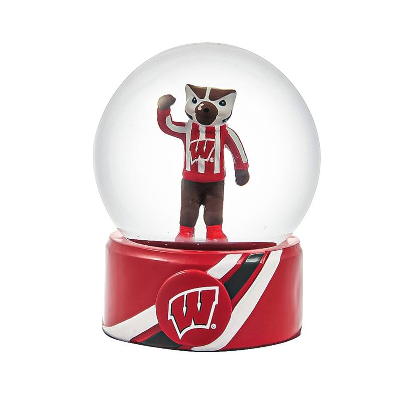 University of Wisconsin 5 in. Glass Tabletop Snow Globe