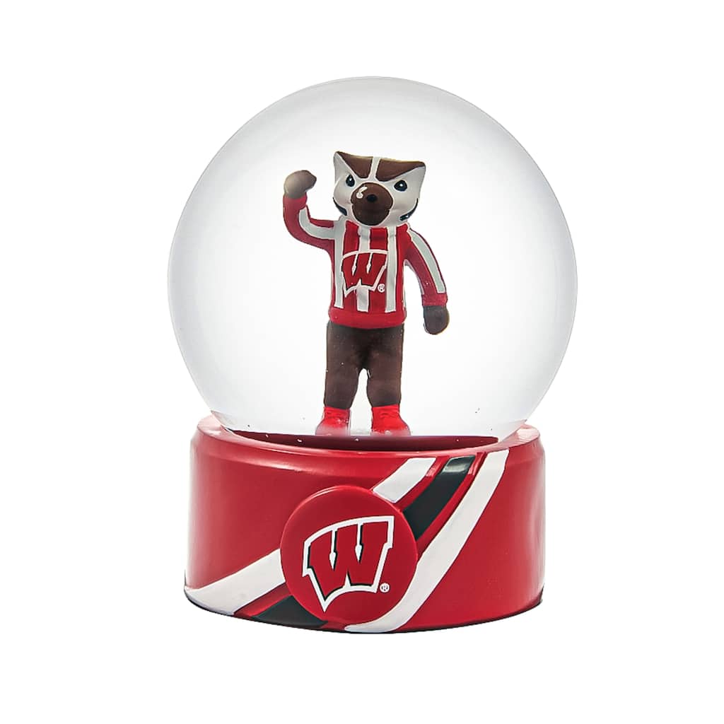 University of Wisconsin 5 in. Glass Tabletop Snow Globe