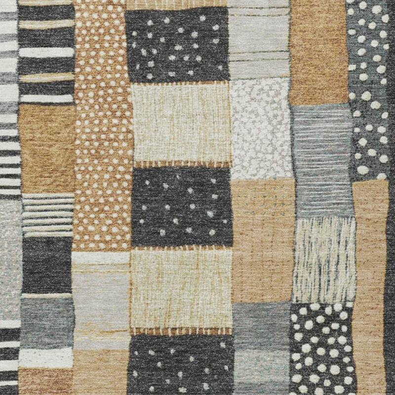 HomeRoots Geometric Transitional Rectangle Outdoor Rug