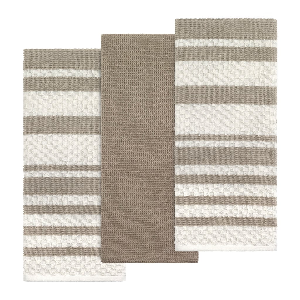 Izod Essex 3-Piece Kitchen Towel Set - Kitchen Towel 3 Pack