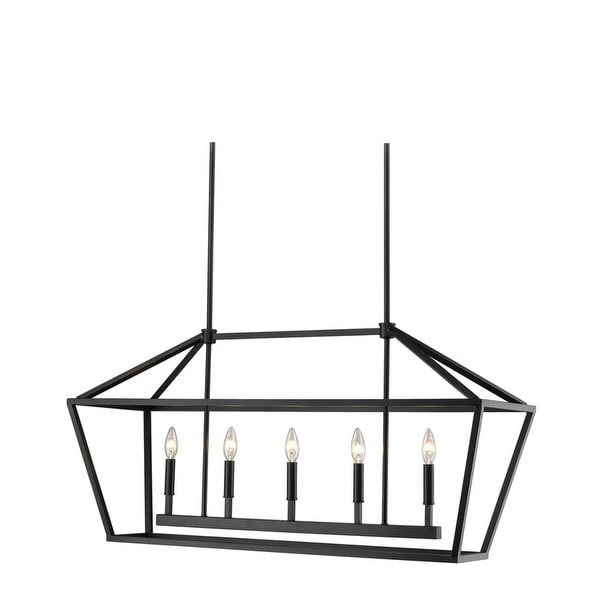 Millennium Lighting 3245 Corona 5-Light 40" Wide Linear Taper Candle Chandelier - n/a