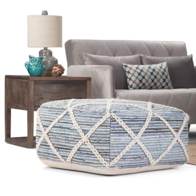 WYNDENHALL Woodley Square Pouf